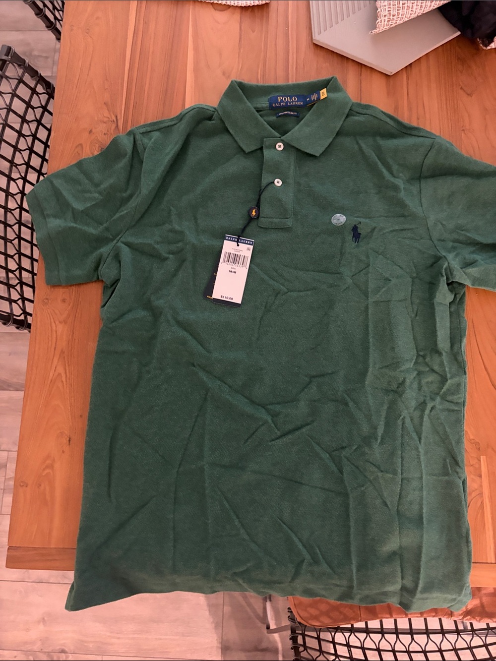 Polo by Ralph Lauren Green Short-Sleeve Polo with Embroidered Pony